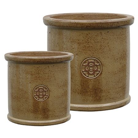 グリーンポット/グロス シリンダー イエロー 29/22cm/VN-0329YE【08】 ガーデニング・園芸用品 植木鉢・フラワーポット 陶器・セラミック鉢 庭 グッズ 資材 家庭菜園 観葉植物 おしゃれ かわいい イースター ハロウィン 母の日 バラの日｜花材通販はなどんやアソシエ