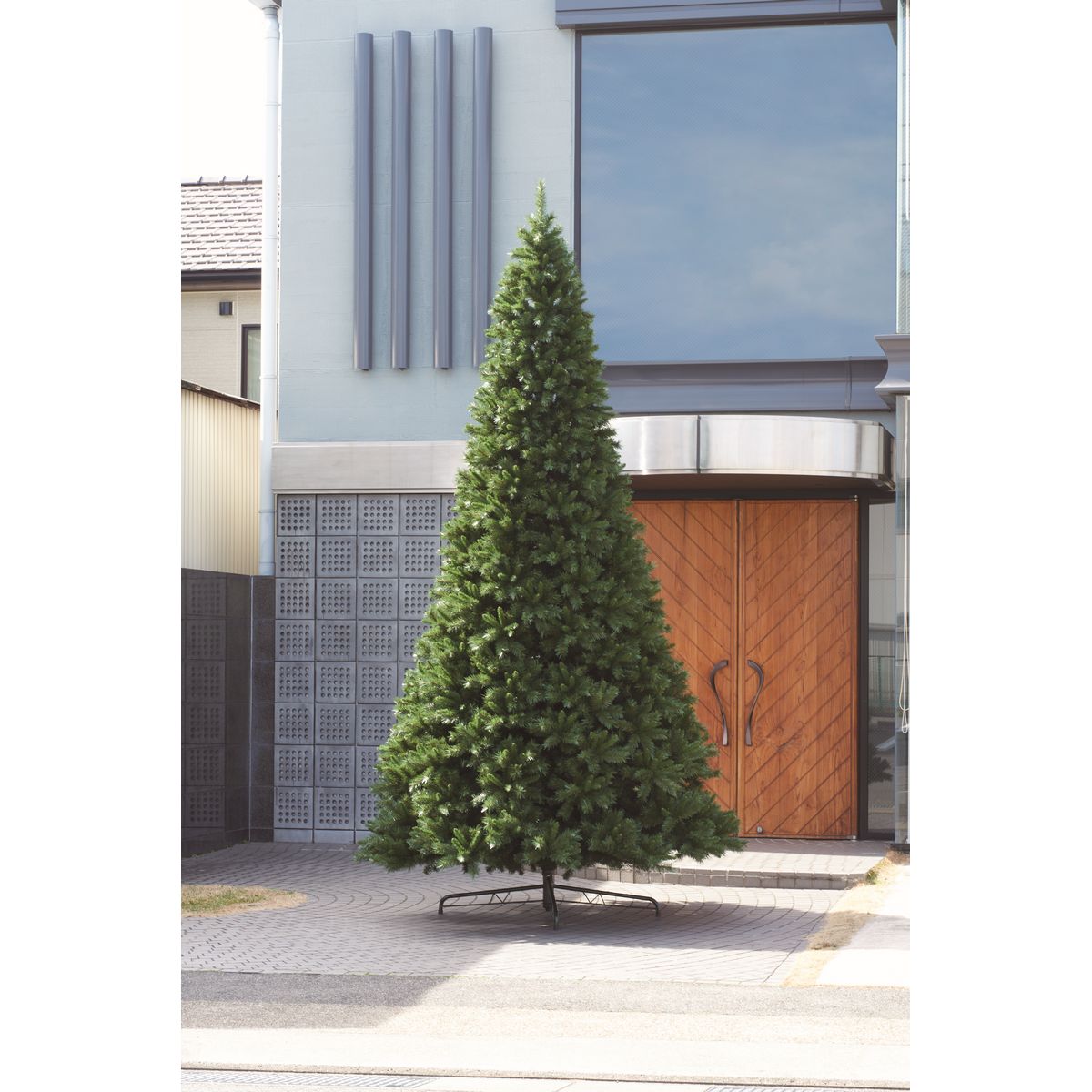 【直送】【造花】アスカ/ジャンボツリー/AX60734 ※返品・代引・キャンセル不可【01】 店舗ディスプレイ・店内装飾 クリスマスディスプレイ クリスマスツリーインテリア雑貨 飾り付け おしゃれ クリスマス｜花材通販はなどんやアソシエ
