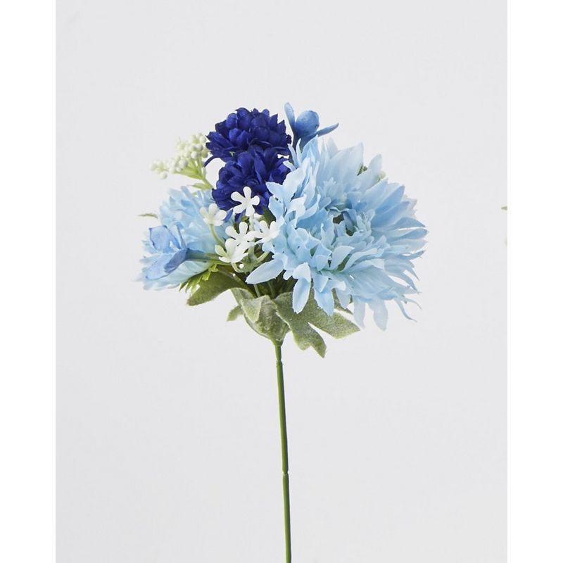 【造花】ビダヤコム/フランソワガーベラミックスピック ブルー/FD3309-005B【01】[36本] 造花（アーティフィシャルフラワー） ガーベラ フェイクフラワー シルクフラワー インテリア 花材 資材 ディスプレイ 装飾 アレンジメント ブーケ 業務用
