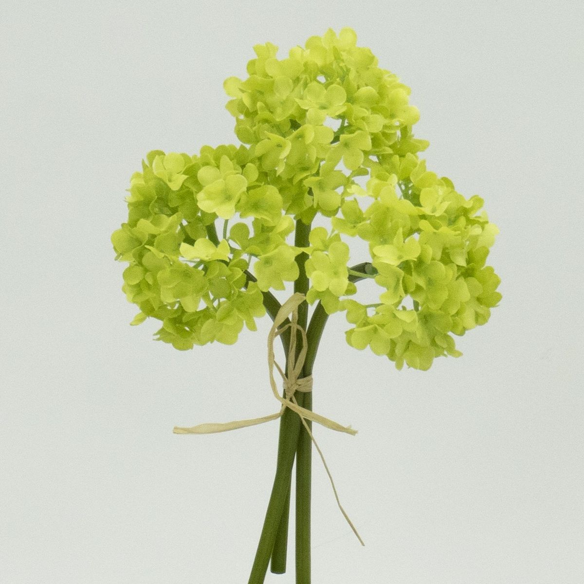 【造花】ビダヤコム/スノーボールバンドル(3本/束) グリーン/V22102-024G【01】[12束] 造花 アーティフィシャルフラワー スノーボールフェイクフラワー フラワーアレンジ花材 おしゃれ ハンドメイド材料 クラフト素材 装飾 ディスプレイ 春 夏
