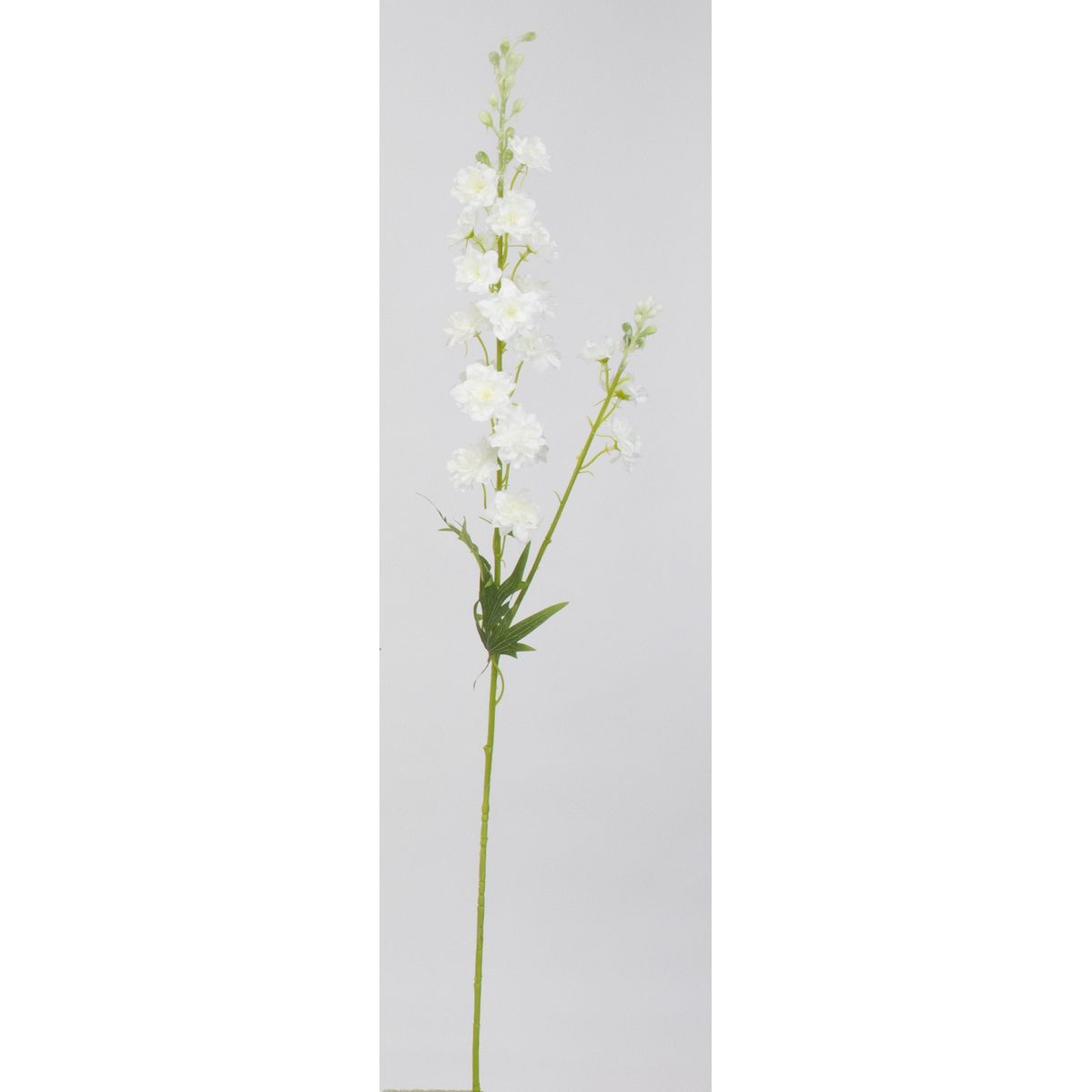 【造花】ビダヤコム/デルフィニウム ホワイト/V25065-001W【01】[24本] 造花 アーティフィシャルフラワー デルフィニュームフェイクフラワー フラワーアレンジ花材 おしゃれ ハンドメイド材料 クラフト素材 装飾 ディスプレイ 春 夏 ブライダル