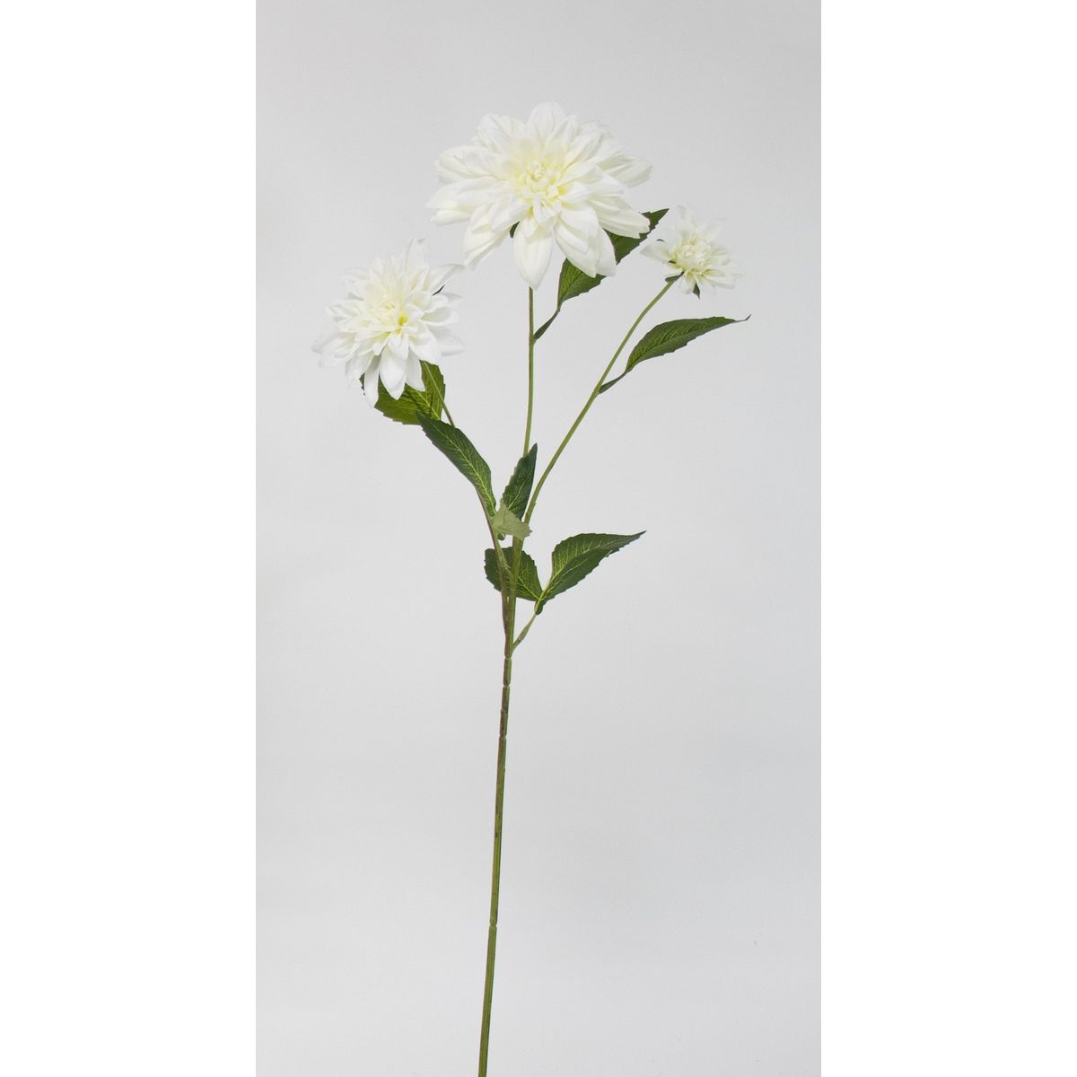 【造花】ビダヤコム/ダリア ホワイト/V25079-001W【01】[12本] 造花（アーティフィシャルフラワー） ダリア フェイクフラワー シルクフラワー インテリア 花材 資材 ディスプレイ 装飾 アレンジメント ブーケ 業務用 店舗装飾 秋 ハンドメイド