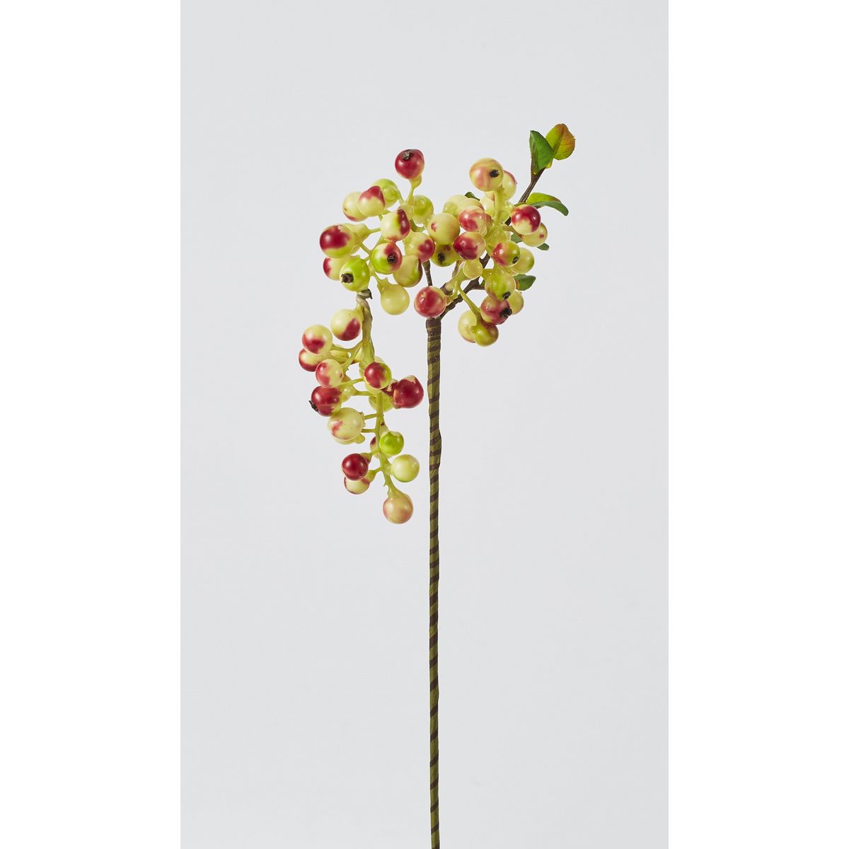 【造花】ビダヤコム/ハンギングベリーバイン グリーン/GW0015-024G【01】[24本] 造花（アーティフィシャルフラワー） 実物、フェイクフルーツ ベリー フェイクフルーツ インテリア 花材 資材 ディスプレイ 装飾 アレンジメント ブーケ 業務用