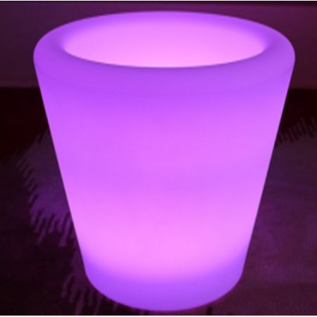 Gracias/LEDプランターラウンド/K-442【01】 ガーデニング・園芸用品 プランター プラスチック 庭 グッズ 資材 植木鉢 家庭菜園 観葉植物 おしゃれ かわいい クリスマス