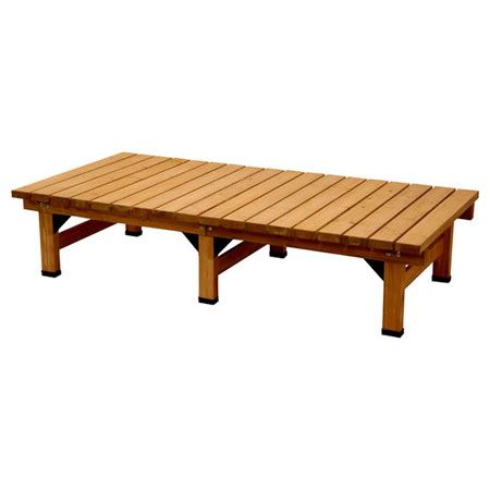 【直送】住まいスタイル/デッキ縁台180X90 ライトブラウン/DE-18090LB【01】 ガーデニング・園芸用品 ガーデンファニチャー・家具 ウッドデッキ・縁台 庭 グッズ 装飾 インテリア エクステリア おしゃれ かわいい 什器|花材通販はなどんやアソシエ