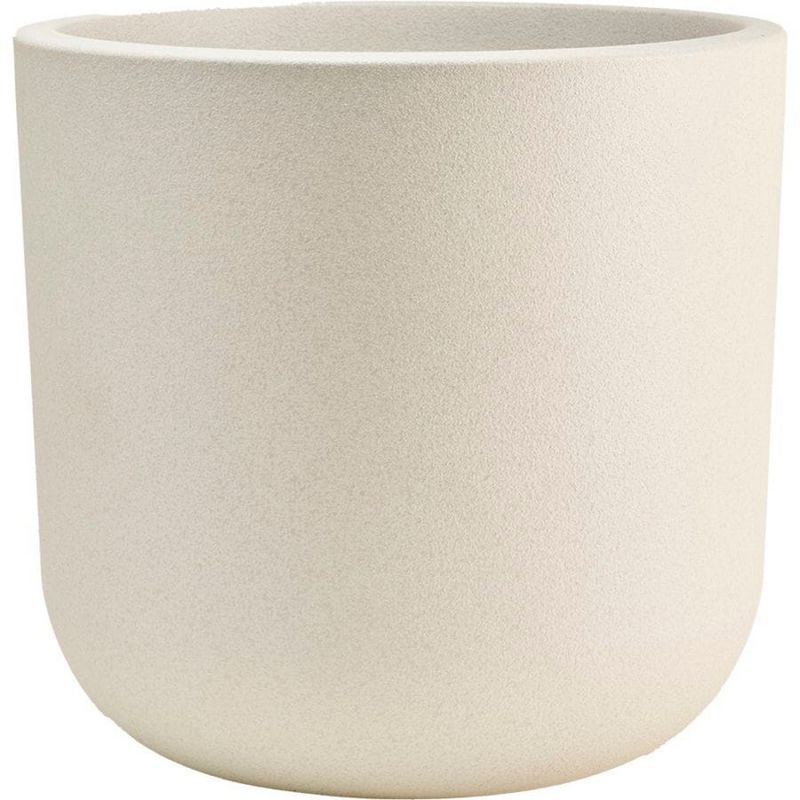 ホワイエ/ＦＲアールポットオフホワイトＭ φ36ｘＨ35/3A00146WH【07】 ガーデニング・園芸用品 植木鉢・フラワーポット 合成樹脂鉢 庭 グッズ 資材 家庭菜園 観葉植物 おしゃれ かわいい イースター