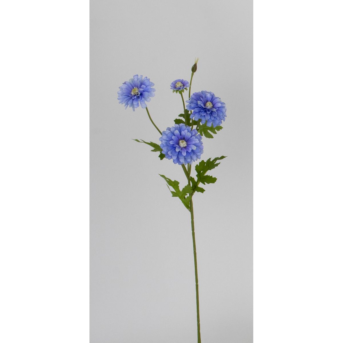 【造花】ビダヤコム/ティアードマムスプレー ブルー/V26056-005B【01】[12本] 造花（アーティフィシャルフラワー） キク（菊）・ピンポンマム フェイクフラワー シルクフラワー インテリア 花材 資材 ディスプレイ 装飾 アレンジメント ブーケ