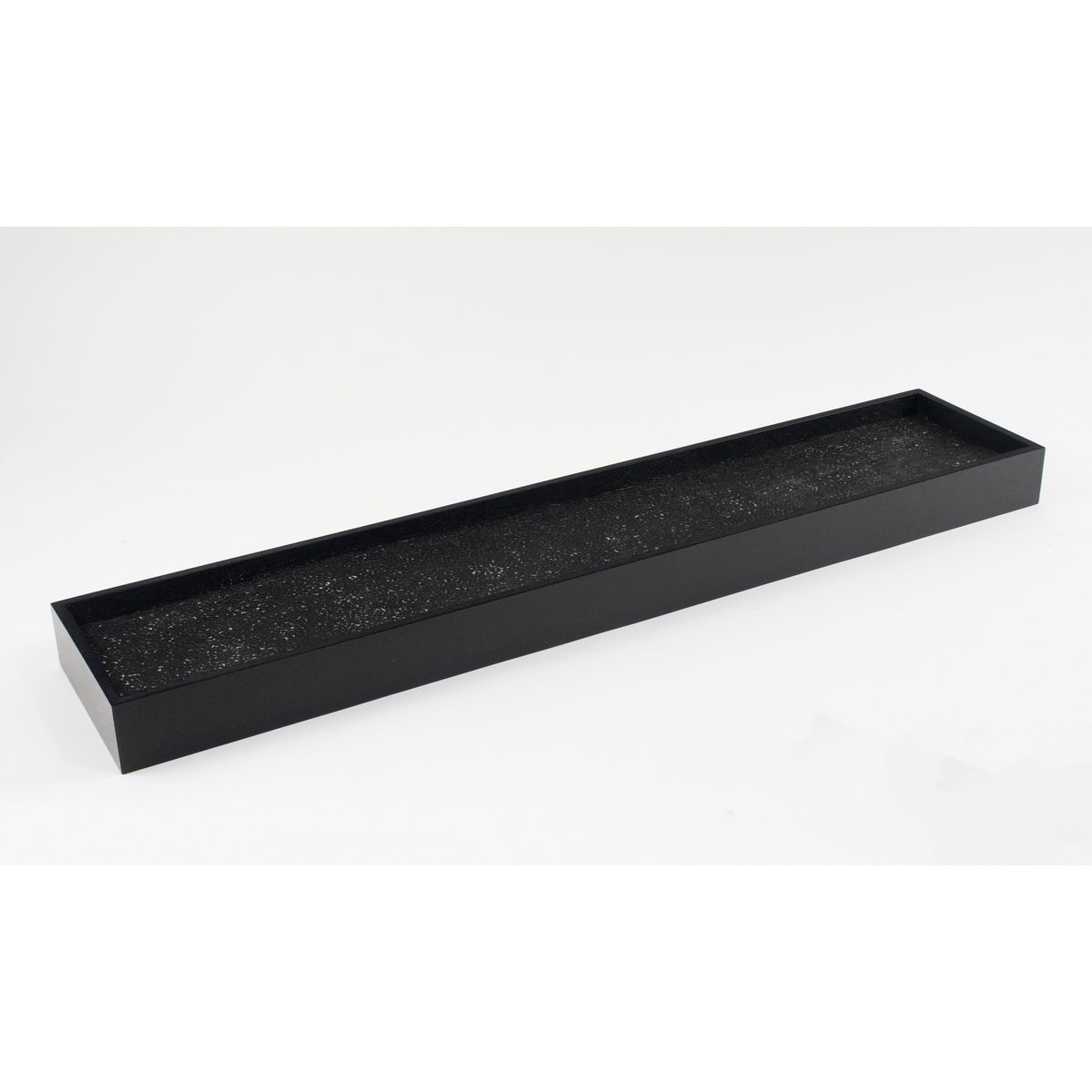 ビダヤコム/ウッドボックス(L) ブラック/VS24263-020BLK【01】[10個] 花器、リース 花器・花瓶 木製花器 ウッド 天然木 無垢材 花器 花瓶 フラワーベース ナチュラル 北欧 和風 おしゃれ シンプル 一輪挿し ガラス管付き 卓上 インテリア