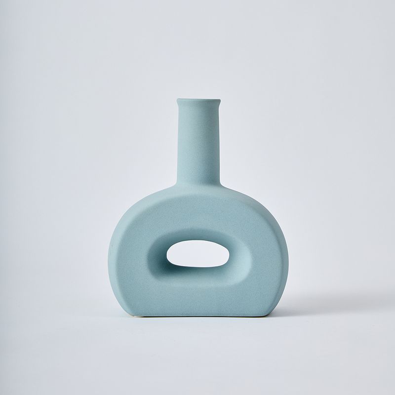 志成販売/ＰＯＲＣＥＬＡＩＮ フラワーベース アトレ ワイド/107995BL【07】 花器、リース 花器・花瓶 陶器花器フラワーべース 資材 可愛い おしゃれ お供え お月見 お正月 イースター クリスマス ハロウィン 成人式 雛祭り さくらの日