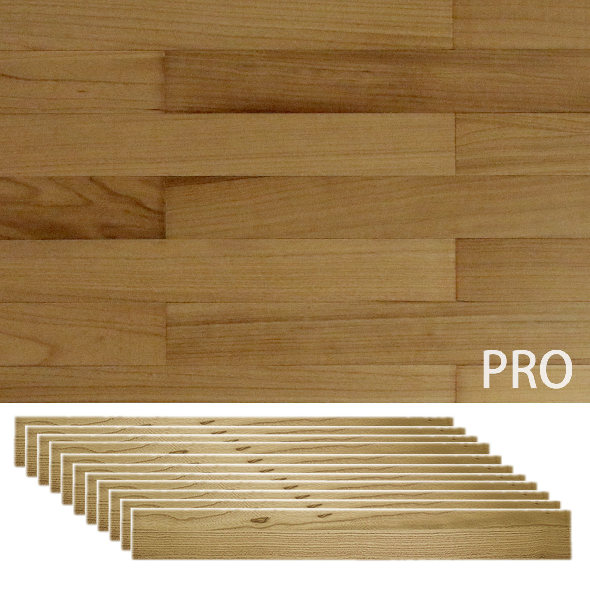【直送】住まいスタイル/SOLIDECO -PRO- 壁に貼れる天然木パネル 11枚組(約1.66m2) -桐-ナチュラル【01】 店舗ディスプレイ・店内装飾 壁掛け・ウォールデコ 壁紙・ウォールパネル(壁パネル)インテリア雑貨 飾り付け おしゃれ|花材通販はなどんやアソシエ