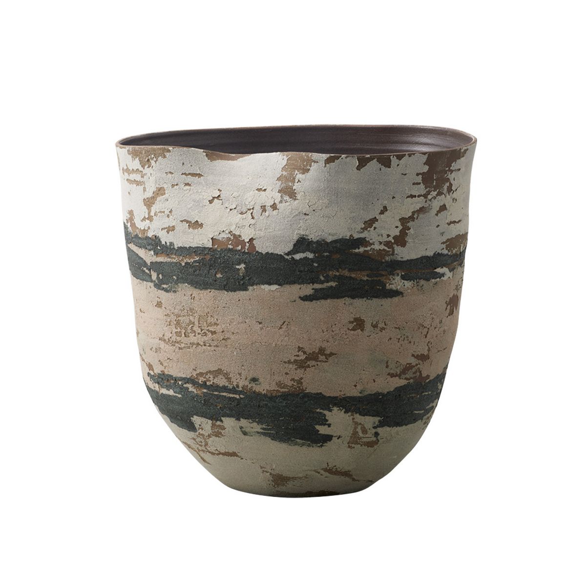 クレイ/Ｖｅｉｎ37φ38Ｈ RUSTIC WHITE/178-837-142※キャンセル・返品不可【01】 花器、リース 花器・花瓶 陶器花器フラワーべース 資材 可愛い おしゃれ お供え お月見 お正月 イースター クリスマス ハロウィン 成人式 雛祭り さくらの日｜花材通販はなどんやアソシエ