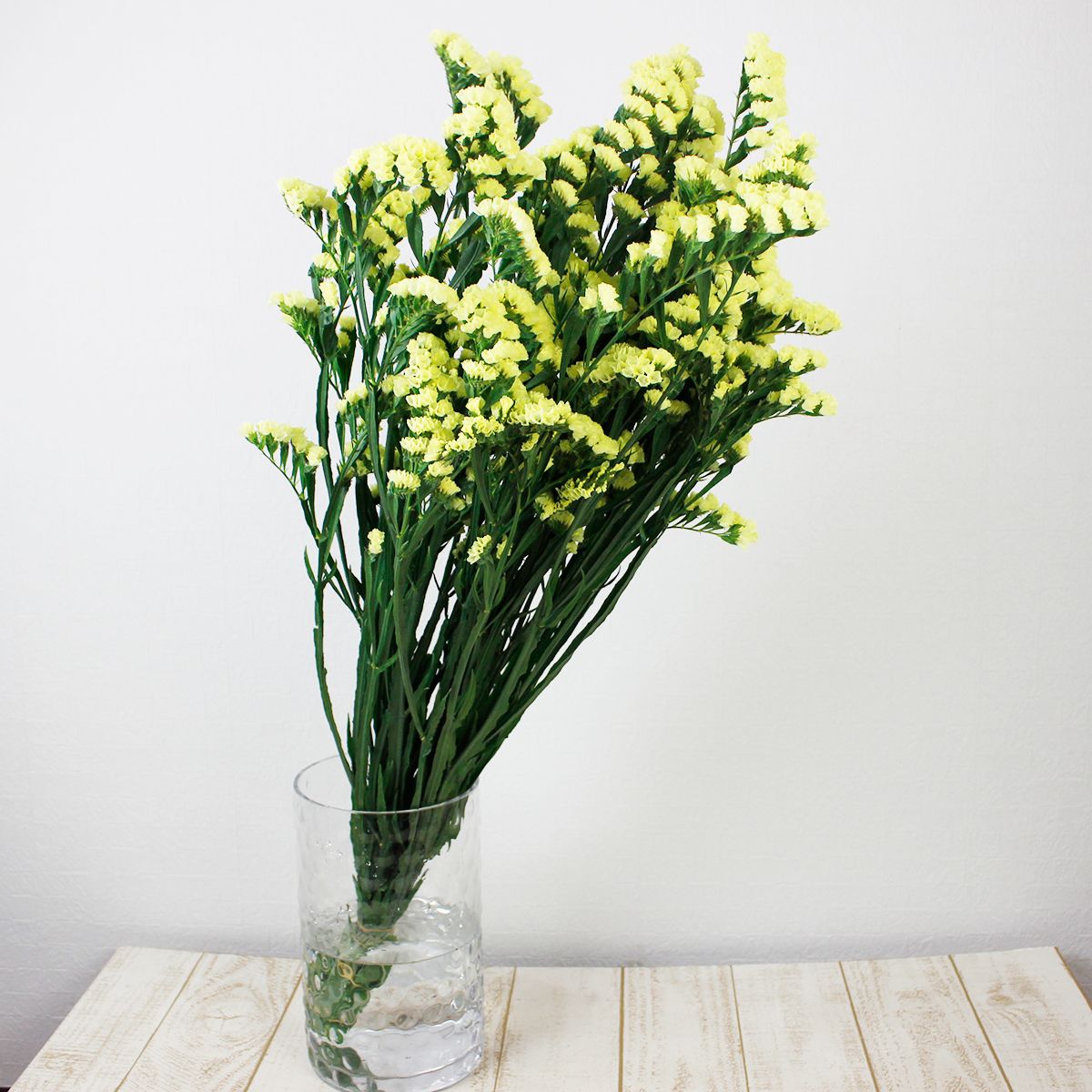 楽天市場 生花 スターチス 黄 5本 花材通販はなどんやアソシエ