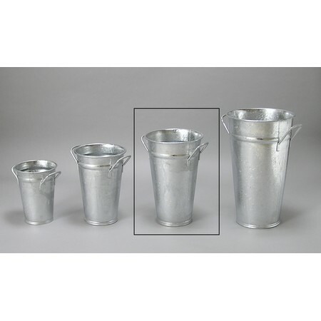 未使用　ブリキ花桶3号（1個）2号（4個）ナチュラル 楽天市場】ブリキ花桶 花入れ バケツ アンティーク調 (高さ30cm