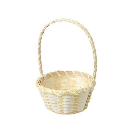 大橋新治商店/ラベイユアレンジＳＨ/20-431【01】[10個] 花器、リース かご・バスケット ロープ編みバスケットフラワー 花かご 資材 おしゃれ 手作り ハンドメイド材料 クラフト素材