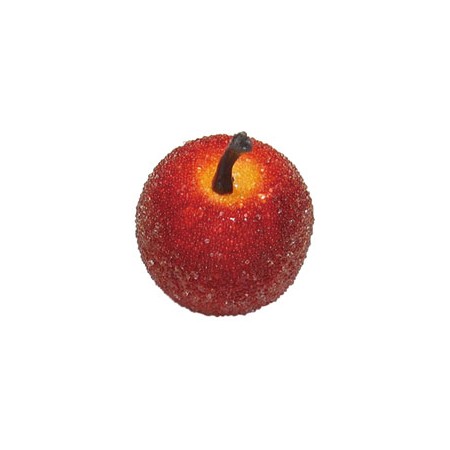 NatureDesigns シュガーアップル 25mm レッド 46084 118-46084-0 花資材・道具 フラワーピック フルーツピック