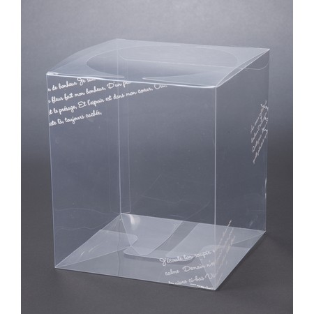 YDM/クリアボックスモジイリ　Ｌ１０Ｐ/MB0020【01】 ラッピング用品 、梱包資材 ラッピング箱・ギフトボックス クリアケース(ボックス)包装用品 おしゃれ かわいい お供え お正月 クリスマス ブライダル 成人式