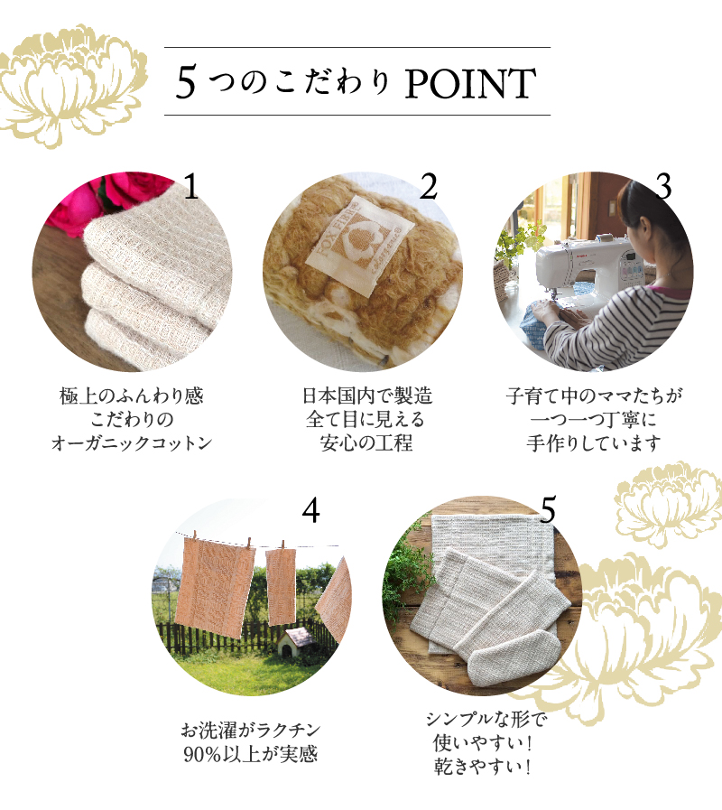 布ナプキン 華布 オーガニック 極み Kiwami Sサイズ1枚入り 昼用 少ない日 おりもの 日本製 オーガニック 生理用品 