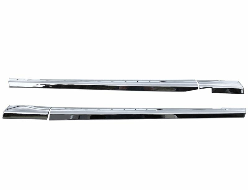 UDトラックス 大型クオン/パーフェクトクオン(H17.1～)　メッキウエストガーニッシュ　左右セット(ベッド窓の枠部分) JP-DRMR-UD02