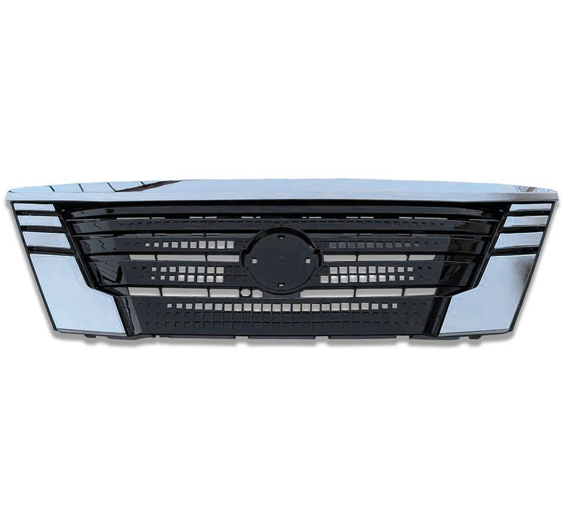 キャラバン E26 後期 標準 /ナローフロント インナーブラック メッキ グリル JP-GRR-350HHQ-BK