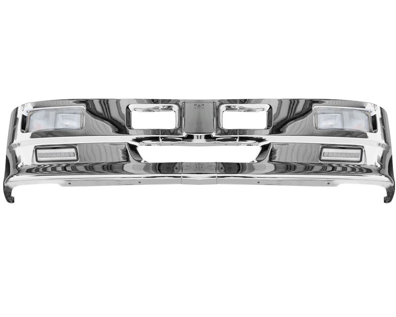 いすゞエルフ2t標準白平成5年7月～メッキハイブリッドFバンパーW1780H450mmフォグLステー付き12-24V白LED JP-C030N+BST04+BST12+FLED｜HANAFUSAはなふさ