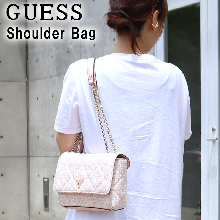 ✨極美品✨ GUESS ゲス ハンドバッグ アクセサリーポーチ 総柄 チェーン ab-498900-0-0-5.jpg