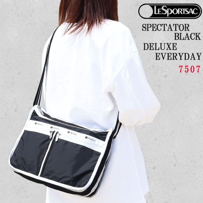 レスポートサック バッグ 7507 E849 SPECTATOR BLACK デラックスエブリデイ ショルダーバッグ バック 斜め掛け LESPORTSAC ab-60823 ブランド