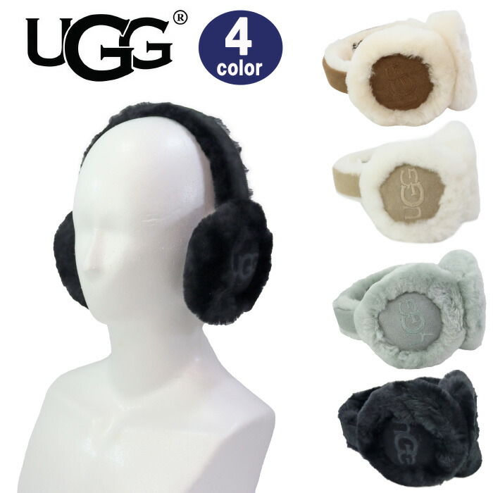 楽天市場】UGG Australia イヤーマフ レディース 103267 blk SHEEPSKIN