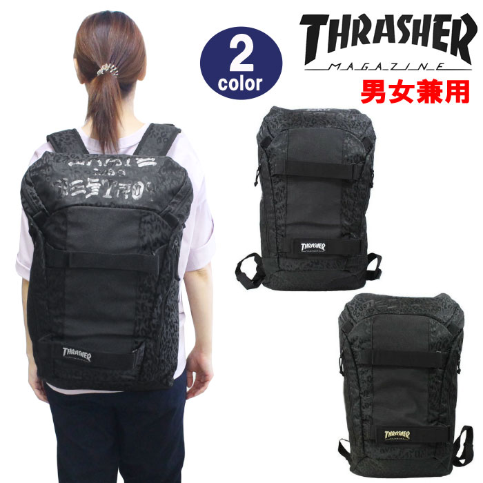 楽天市場 スラッシャー バッグ Thrjq 9800 Thrasher リュック 豹柄 ボードバックパック 滑り止め ダブルベルト デイバッグ リュックサック 男女兼用 Ag ブランド ハナハナプラザ