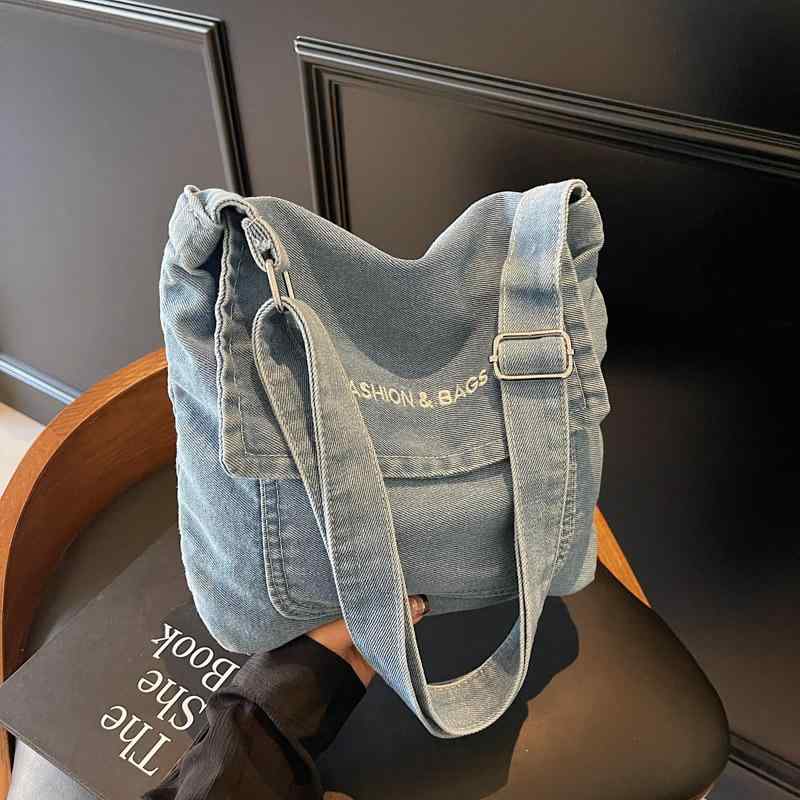 楽天市場】ショルダーバッグ デニム クロス 小さめ ボディバッグ