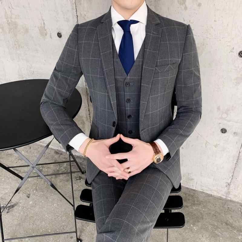 背広 メンズ 成人男性用 御芽出度 交歓会 ご造作 フォーマル 商行為 心地よい 読み合わせる柄 木目細か ポリエステル 綿混 か細い填まる 薄っぺら スリー天下太平 セットアップ 通年