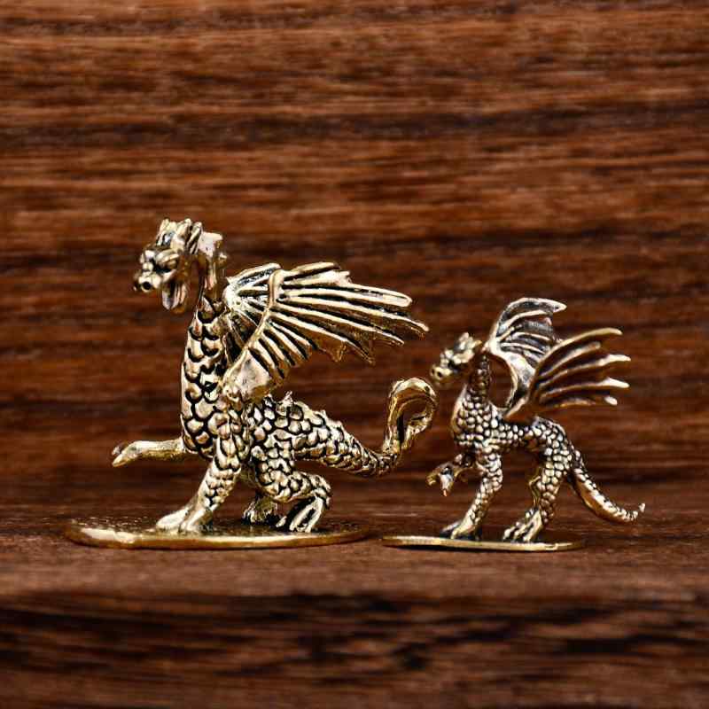 楽天市場】ドラゴン 置物 ミニサイズ 小物 インテリア 卓上 真鍮 鳳凰