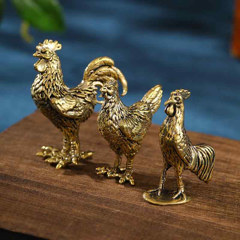 楽天市場】木彫り 置物 鶏 にわとり 鳥 酉 ニワトリ チーク無垢 一刀彫