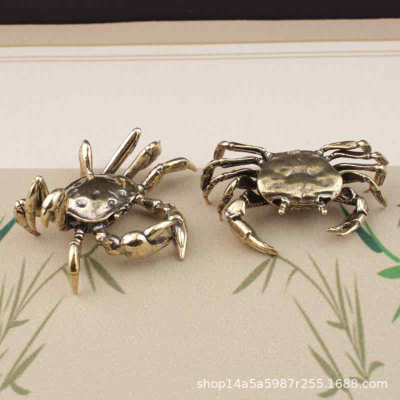 楽天市場】カニ 蟹 置物 インテリア ミニチュア オブジェ 文鎮 書道具