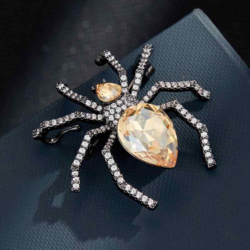 楽天市場】ブローチ 蜘蛛 クモ くも スパイダー レディース