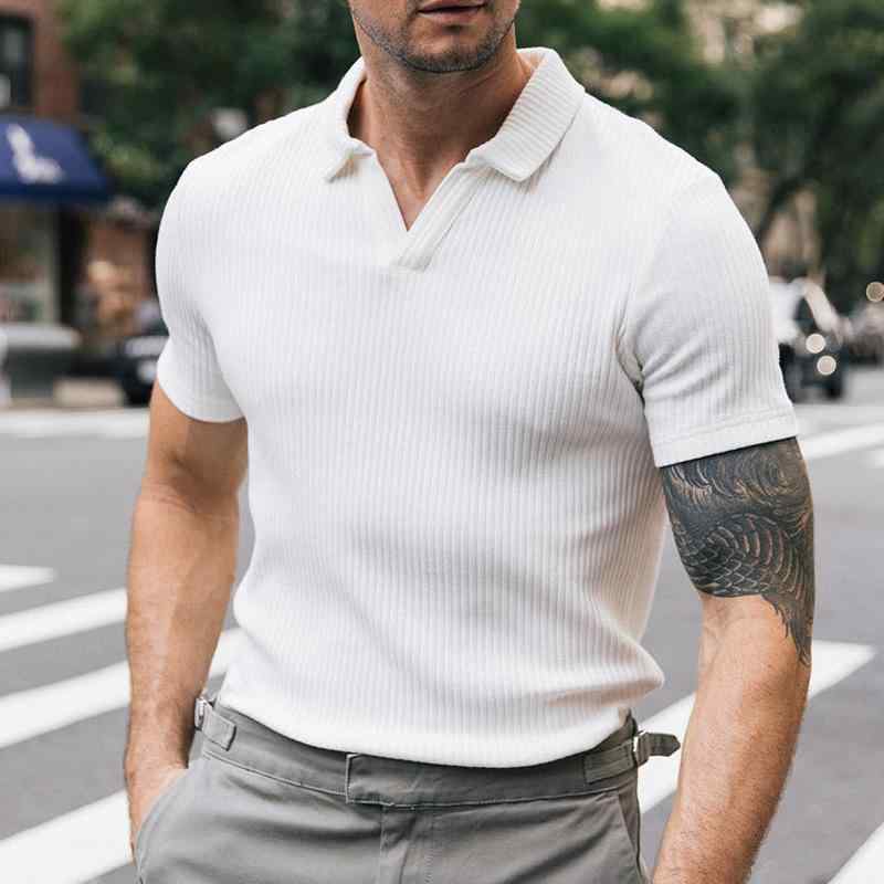 ポロシャツ メンズ 男性用 半袖 無地 襟付き ビジネスカジュアル オフィスカジュアル 春夏 ポリエステル 吸水速乾 ゆったり 洗濯可能 ホワイト