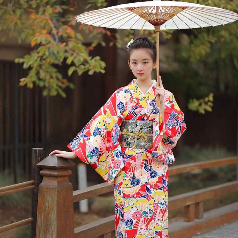 和服 レディース 改良版 着付け簡単 正装 礼装 和装 赤色 シワになりにくい ポリエステル素材 フォーマルウェア 卒業式 謝恩会 入学式 袴 ドレス 春夏 写真撮影用