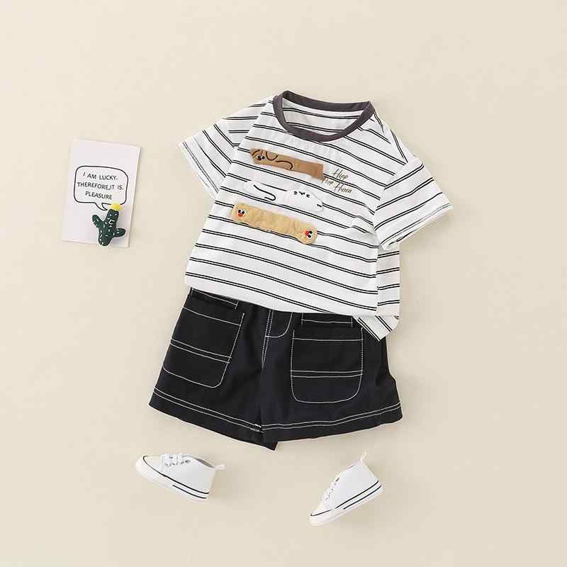 キッズセットアップ 男の子 ベビー 半袖Tシャツ ショートパンツ 上下セット 韓国風 綿 A類安全基準 春夏 かわいい キャラクター プリント 柔らか素材