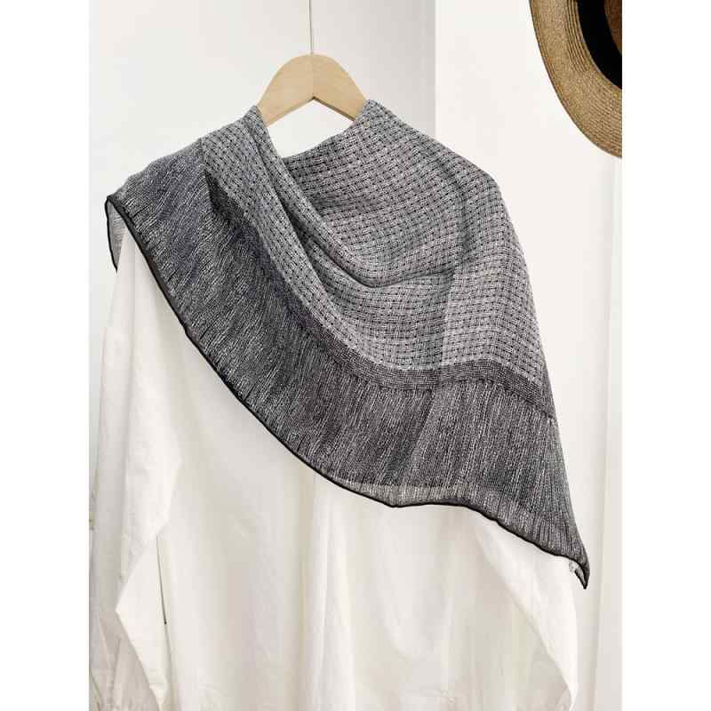 スカーフ シルク シフォン 大判 正方形 ショール 薄手 軽量 日焼け対策 UVカット 2WAY トップス風 春夏秋 通勤 オフィス カジュアル|花りぼん