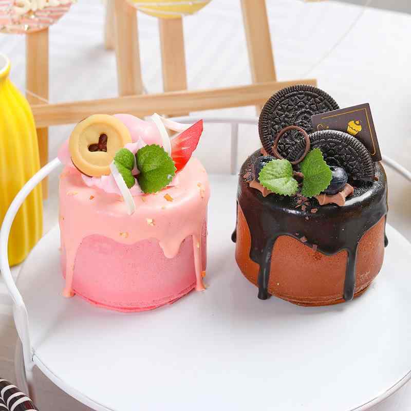 食品サンプル パン ケーキ フェイクフード ディスプレイ 撮影用 小物 模型 ショーケース オブジェ PU素材 柔らかい 弾力性 もっちり リアル インテリア 置物 飾り