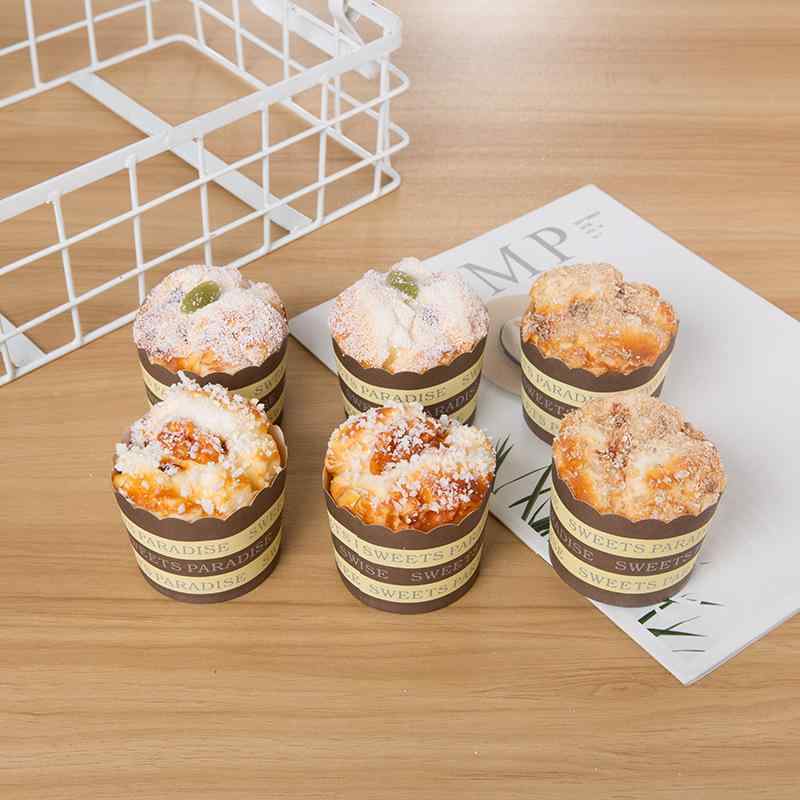 食品サンプル パン マフィン カップケーキ PU製 リアル 精巧 かわいい 撮影小物 インテリア装飾 店舗ディスプレイ ショーケース 窓辺飾り 6個セット 4,261円