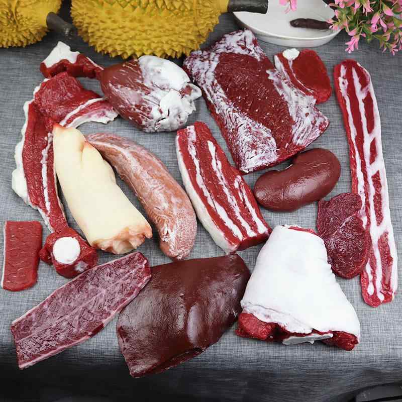 食品サンプル 豚肉 牛肉 鶏肉 サーモン切り身 ラム肉巻き 牛肉巻き 赤身肉 フェイクミート 精巧 リアル 撮影小道具 店舗ディスプレイ用 見本 PVC PU素材