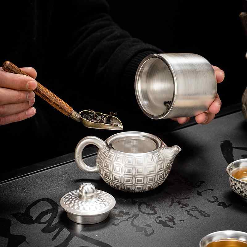 茶器 茶道具 茶道六君子 仕掛ける 身寄り用 住み家用 差し上げ物 差し上げ物 差しあげる用 銀メッキ産業 檀木製 瀬戸もの製 茶挟 茶匙 茶刀 中国茶 おもてなし