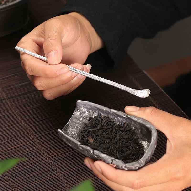 茶道具 古錫製 レトロ ヴィンテージ アンティーク調 茶則 茶・緤 2点仕掛ける 細工人技 高品質 手作り感 煎茶御先棒 茶器 茶具 御前上等感 中華風 今めかしい