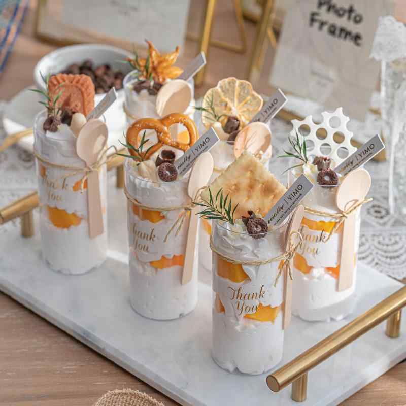 食品サンプル プリン ムース フェイクスイーツ フルーツ クリーム 秋色 カップ型 ミニチュア カフェ ディスプレイ ショーケース 飾り物 撮影小物 店舗装飾 イベント装飾
