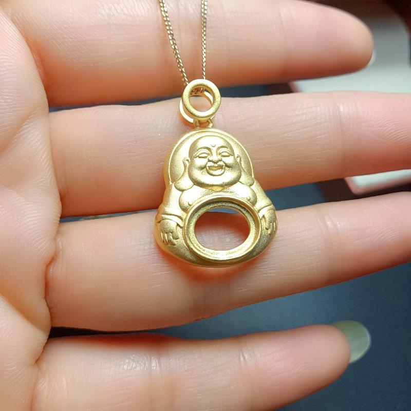 楽天市場】大仏 モチーフ ペンダントトップ K18YG 750 イエロー