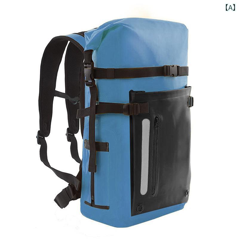 雨合羽 うしろ側容器に並べる メンズ レディース PVC 30L 大静電容量 無地 飛び込み競技 シュノーケリング ラフティング 砂浜 フィン つり銭 アウトドア 難民キャンプ 山登り サイクリング 宝藍 黒 黄