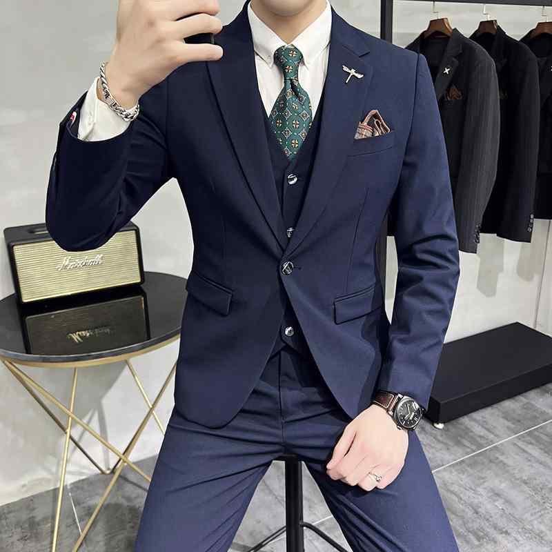 スーツ メンズ セットアップ 2点セット スリムフィット 大きいサイズ ビッグサイズ ビジネス フォーマル 礼服 宴会 結婚式 冠婚葬祭 アイロン不要 しわになりにくい ポリエステル 無地｜花りぼん