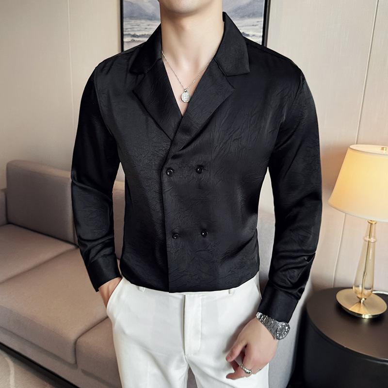 楽天市場】ニットシャツ メンズ シニア サルーンエクスプレス シルキー