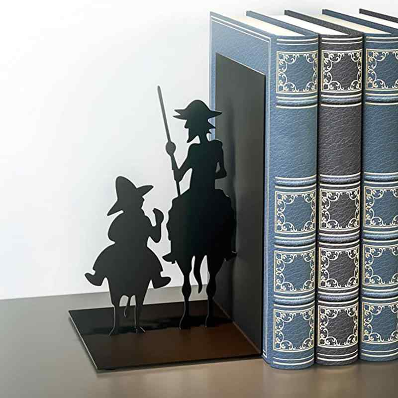 ブックエンド アイアン製 人物 騎士 読書スタイル 書斎 デスク オブジェ シンプル モダン ヨーロピアン スタイリッシュ おしゃれ インテリア 本立て 金属製 置物