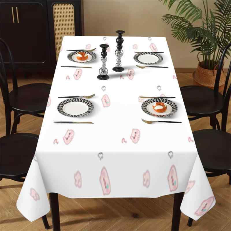 テーブルクロス 3Dデジタルプリント 食卓カバー ダイニング ホームインテリア おしゃれ エレガント 上品 ポリエステル 長方形 モダン シンプル